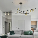 Lustra Chandelier Tribes Brass Linear Cylinder - Lamp Outdoor