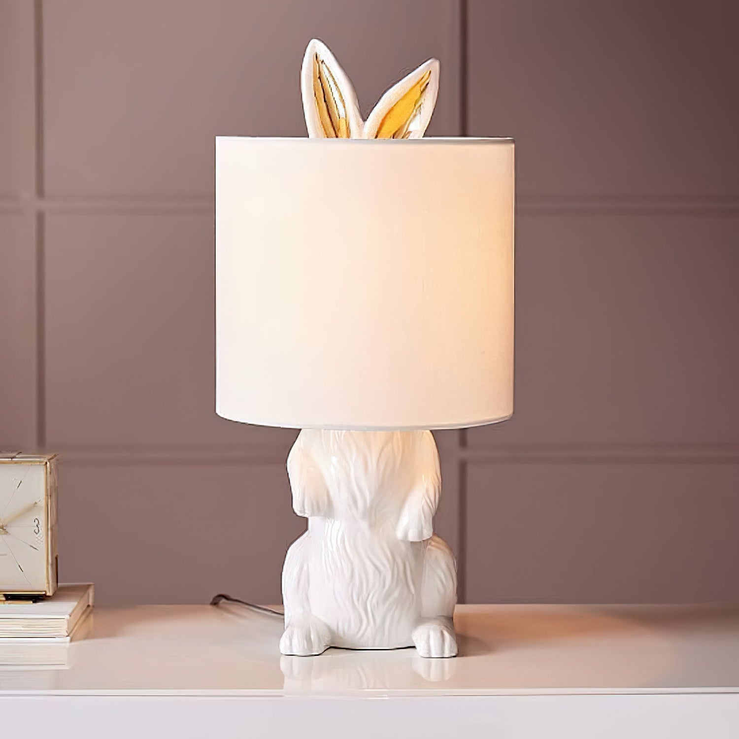 Trinx Artistic Fabric Table Lamp