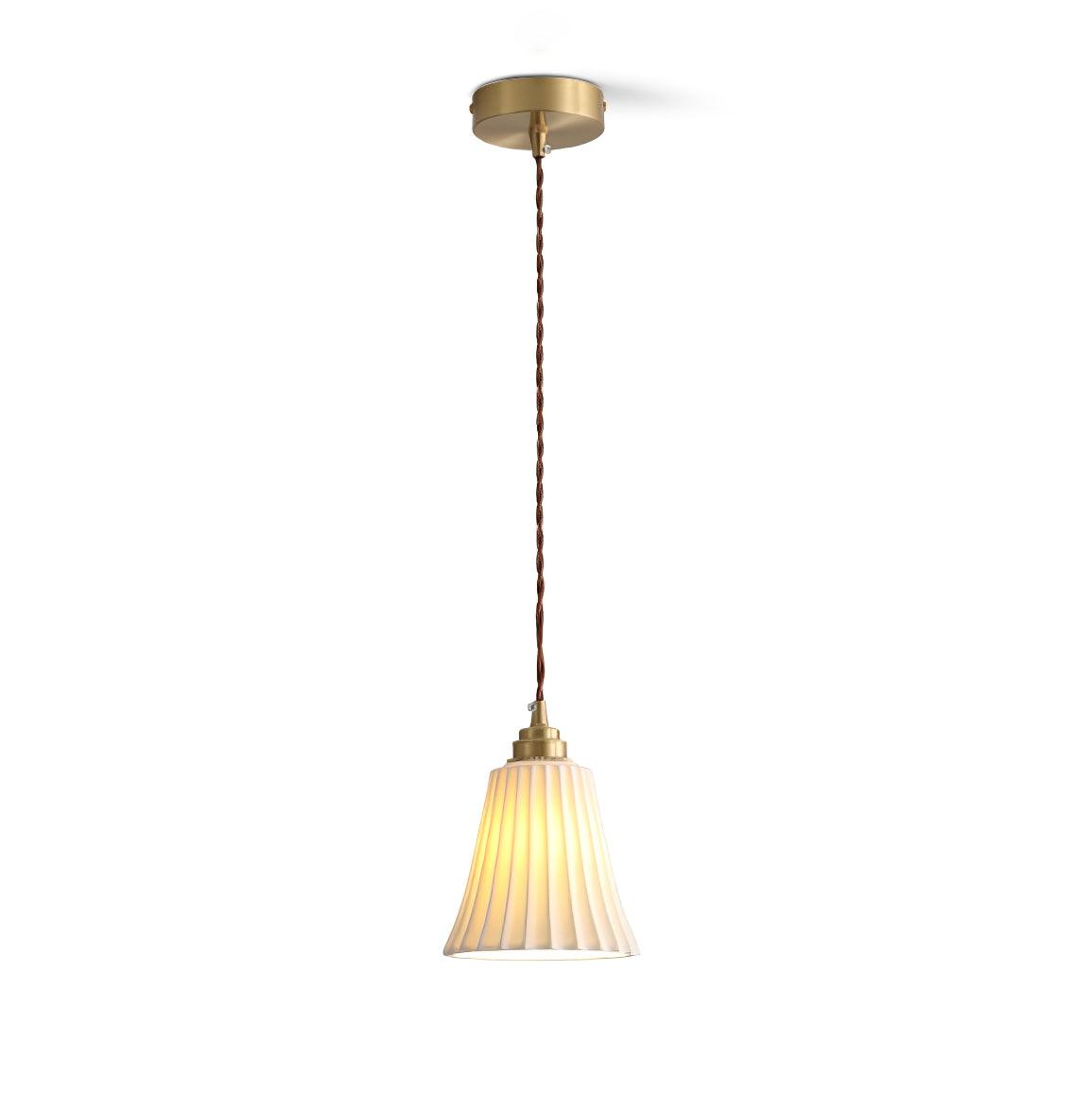 Trumpet Ceramic Pendant Light - Lamp Outdoor