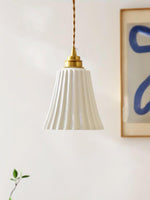 Trumpet Ceramic Pendant Light - Lamp Outdoor