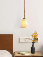 Trumpet Ceramic Pendant Light - Lamp Outdoor