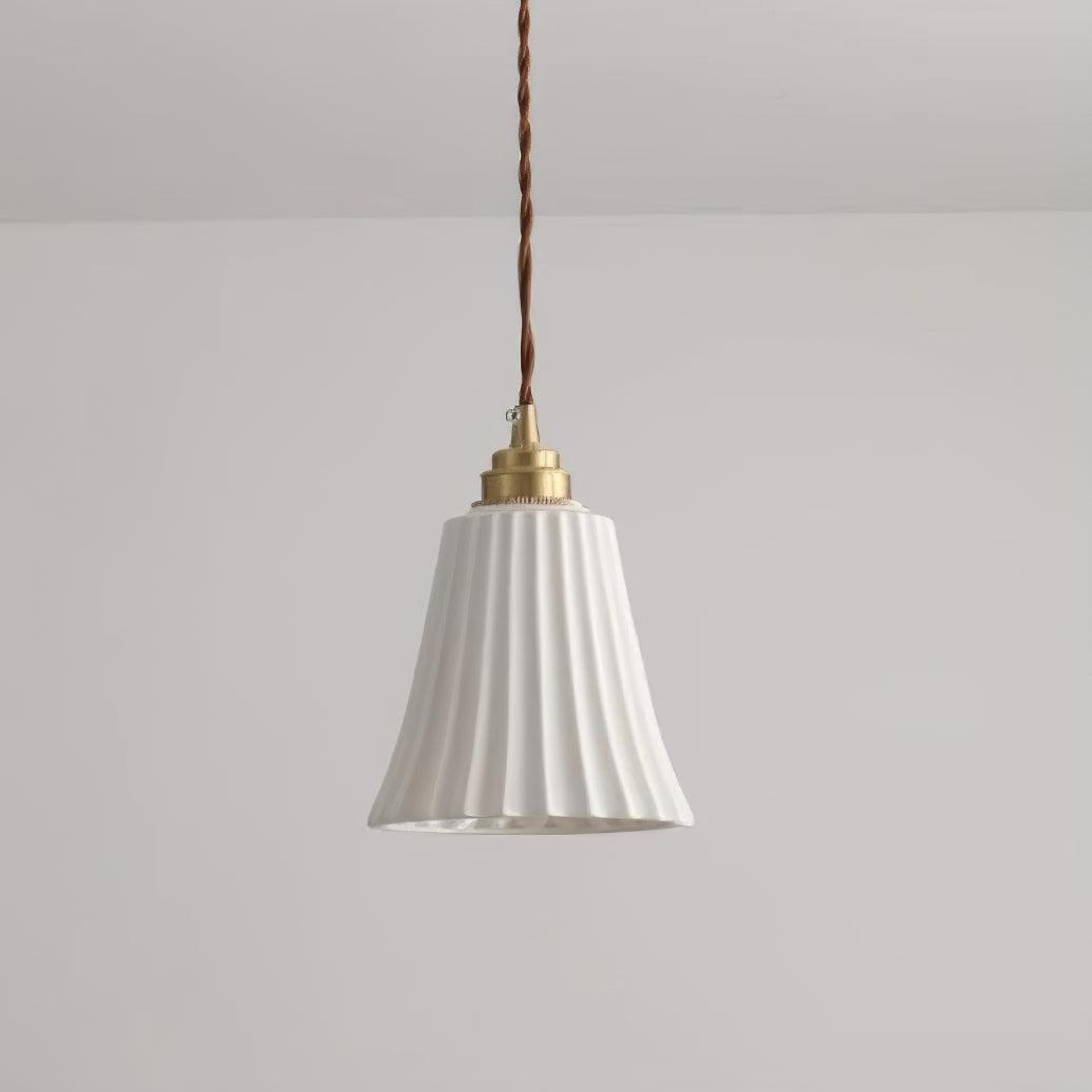 Trumpet Ceramic Pendant Light - Lamp Outdoor