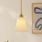 Trumpet Ceramic Pendant Light - Lamp Outdoor
