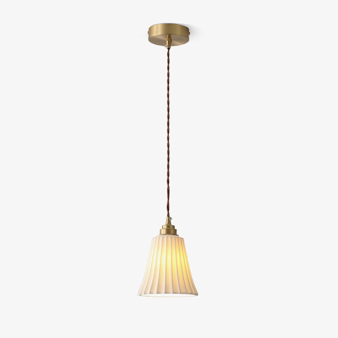 Trumpet Ceramic Pendant Light - Lamp Outdoor