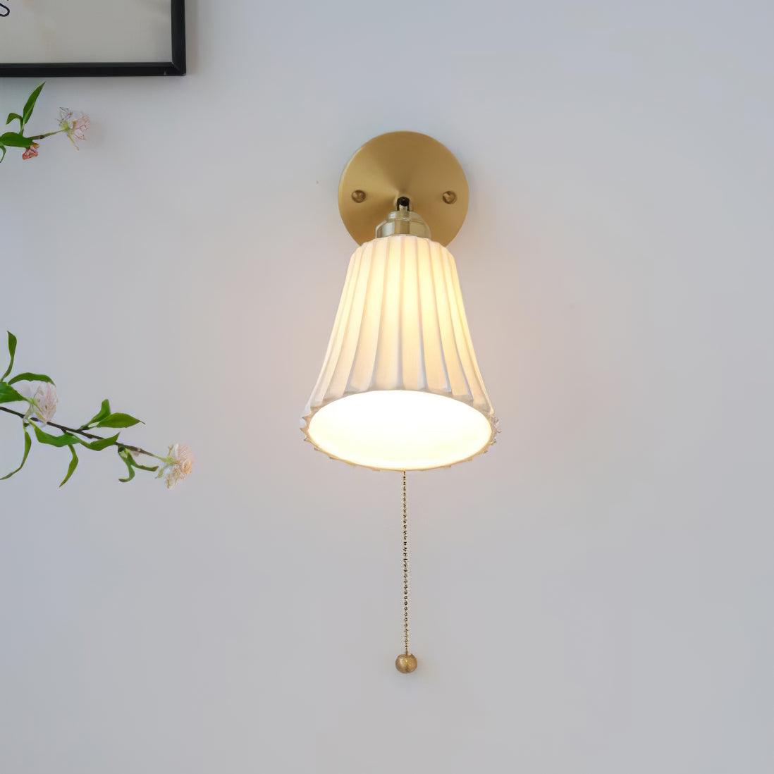 Trumpet Ceramic Wall Light - Lamp Outdoor
