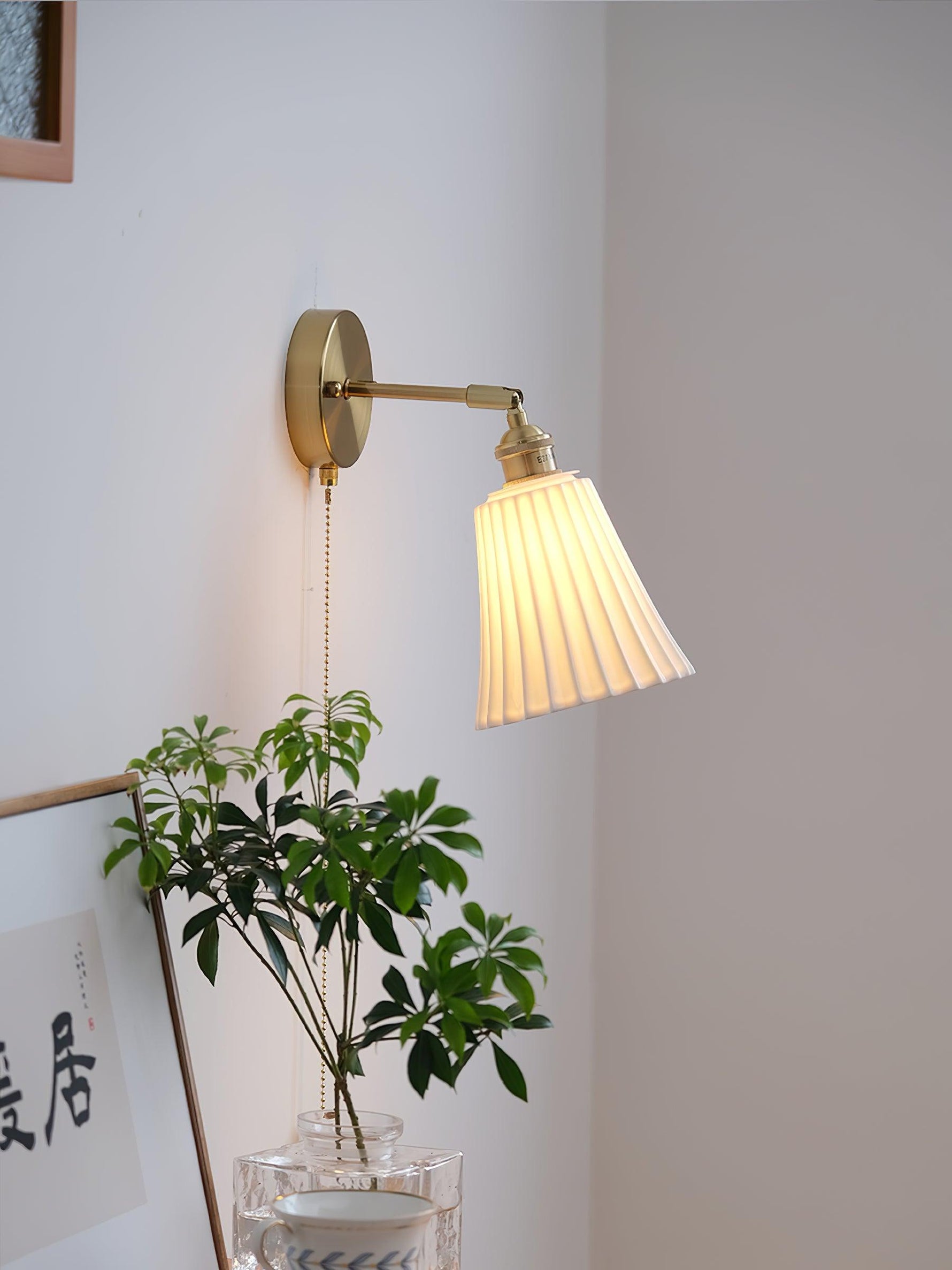 Trumpet Ceramic Wall Light - Lamp Outdoor