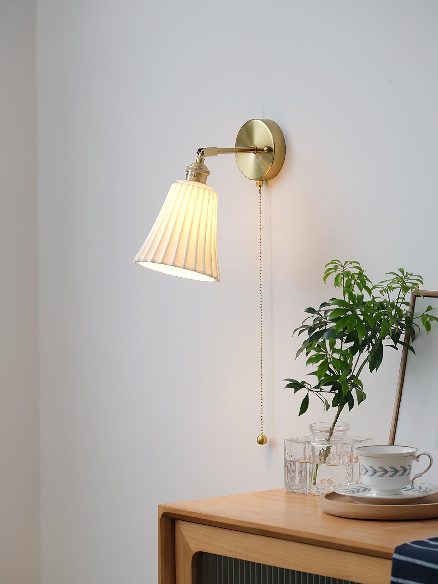 Trumpet Ceramic Wall Light - Lamp Outdoor