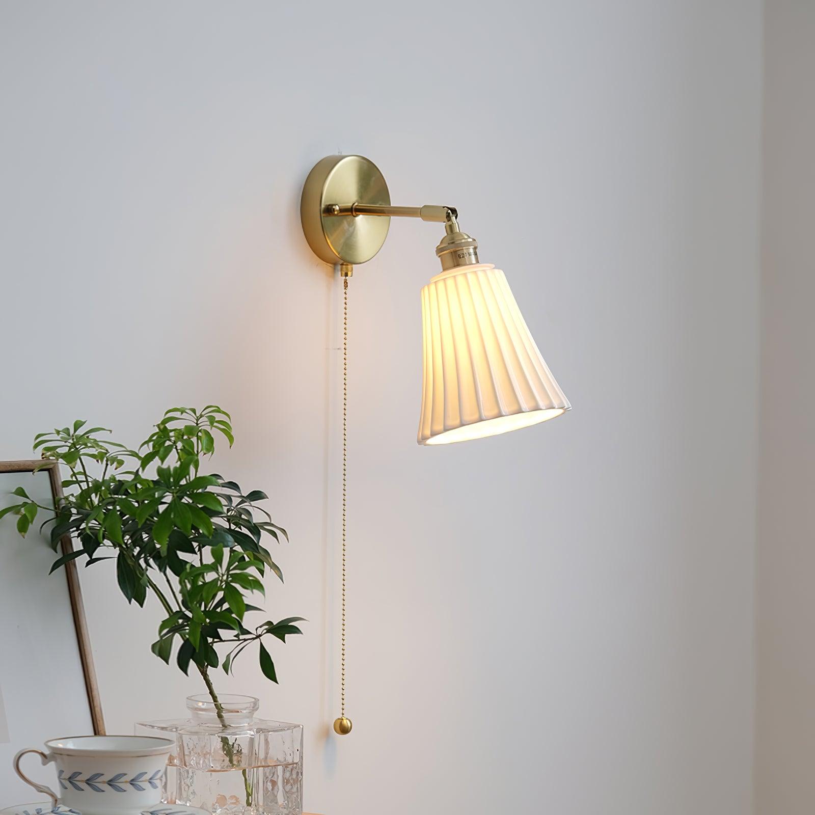 Trumpet Ceramic Wall Light - Lamp Outdoor
