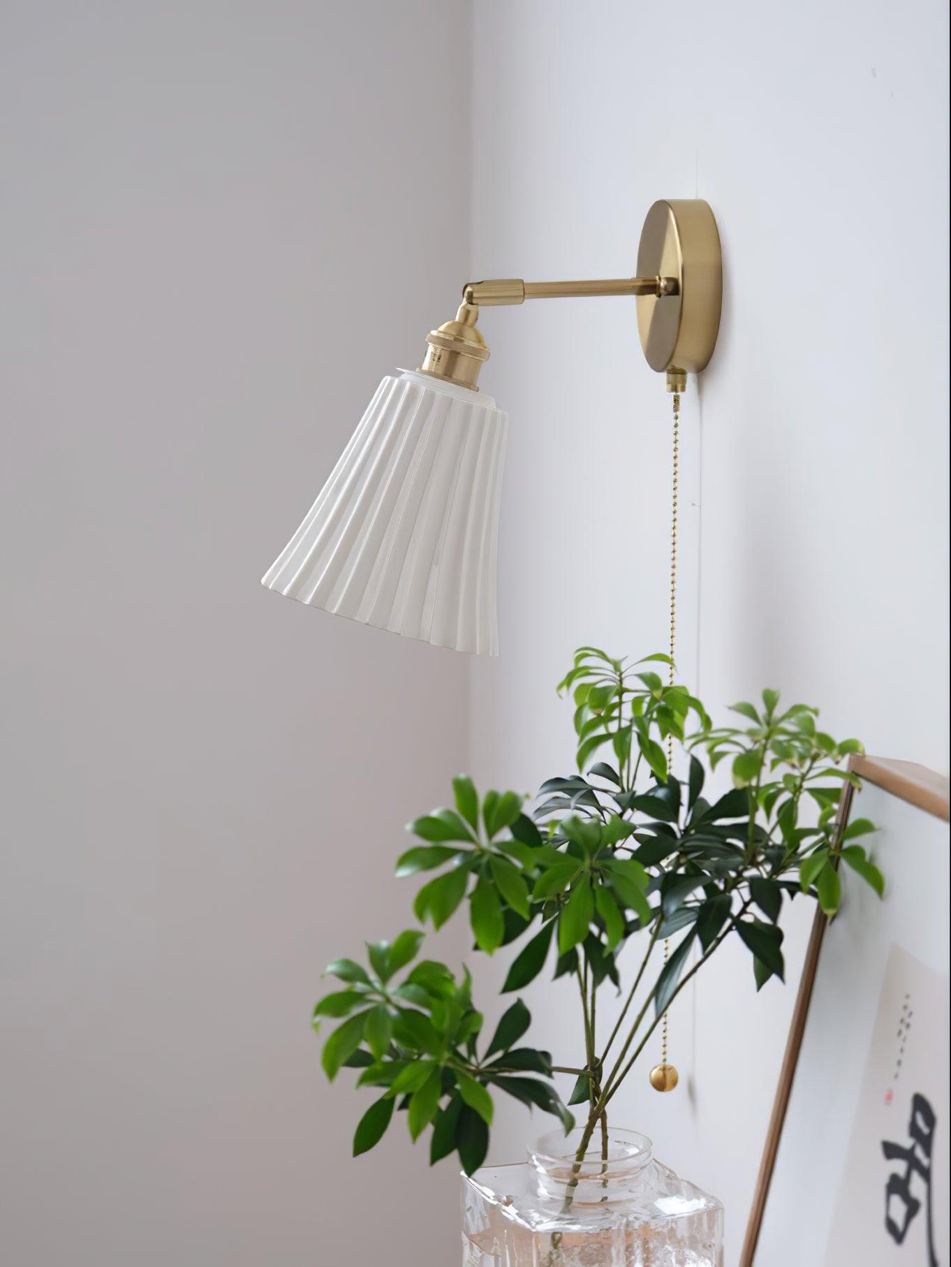 Trumpet Ceramic Wall Light - Lamp Outdoor