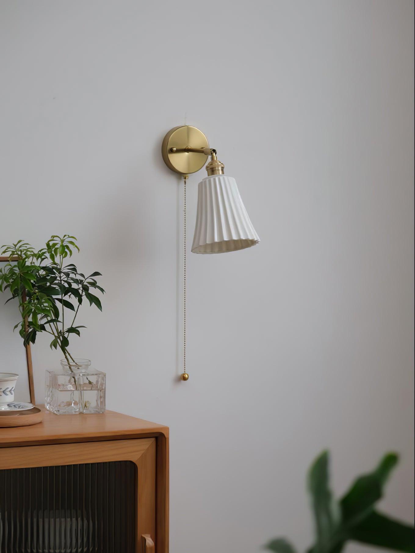 Trumpet Ceramic Wall Light - Lamp Outdoor