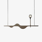Cushais Wave Wood Pendant Light - Lamp Outdoor