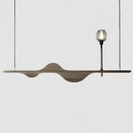 Cushais Wave Wood Pendant Light - Lamp Outdoor