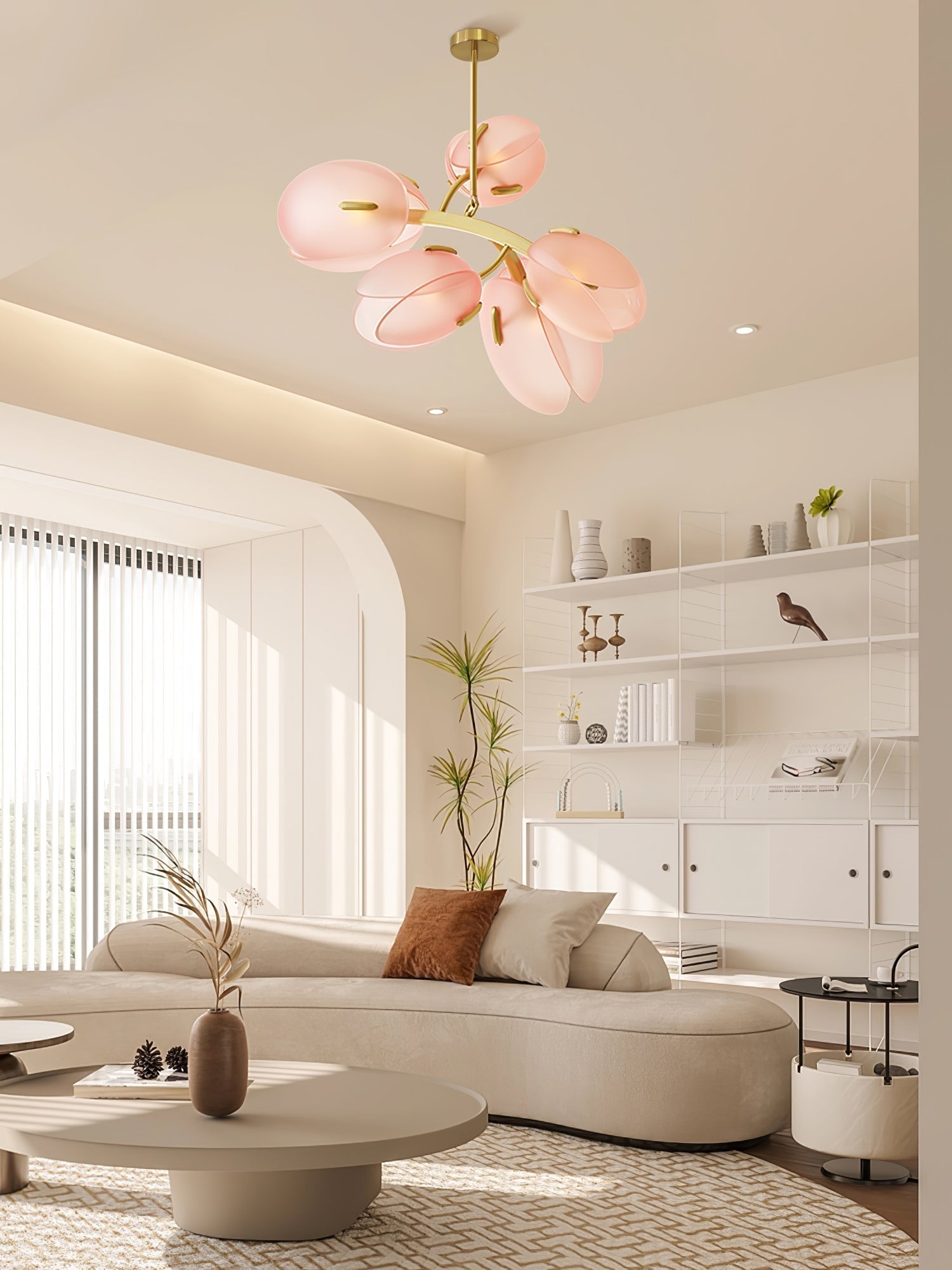 Blossom Contemporary Glass Chandelier - Lamp Outdoor