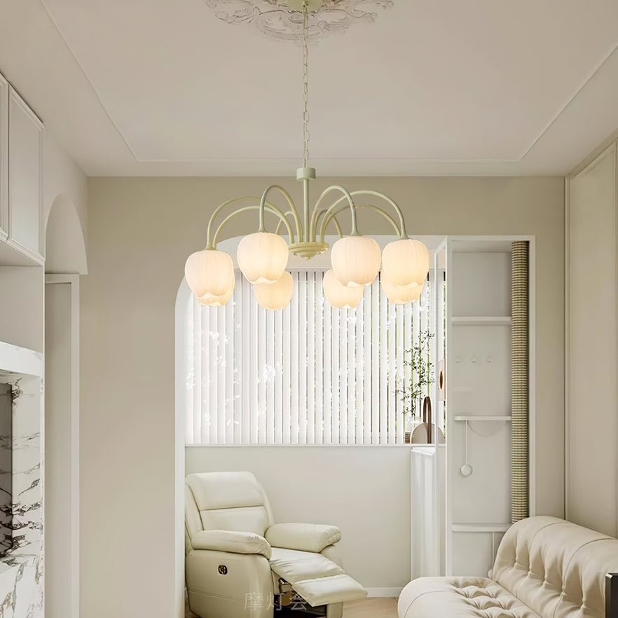 Tulip Matcha Chandelier - Lamp Outdoor