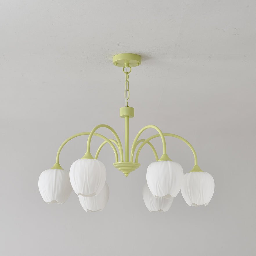 Tulip Matcha Chandelier - Lamp Outdoor