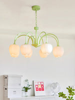 Tulip Matcha Chandelier - Lamp Outdoor