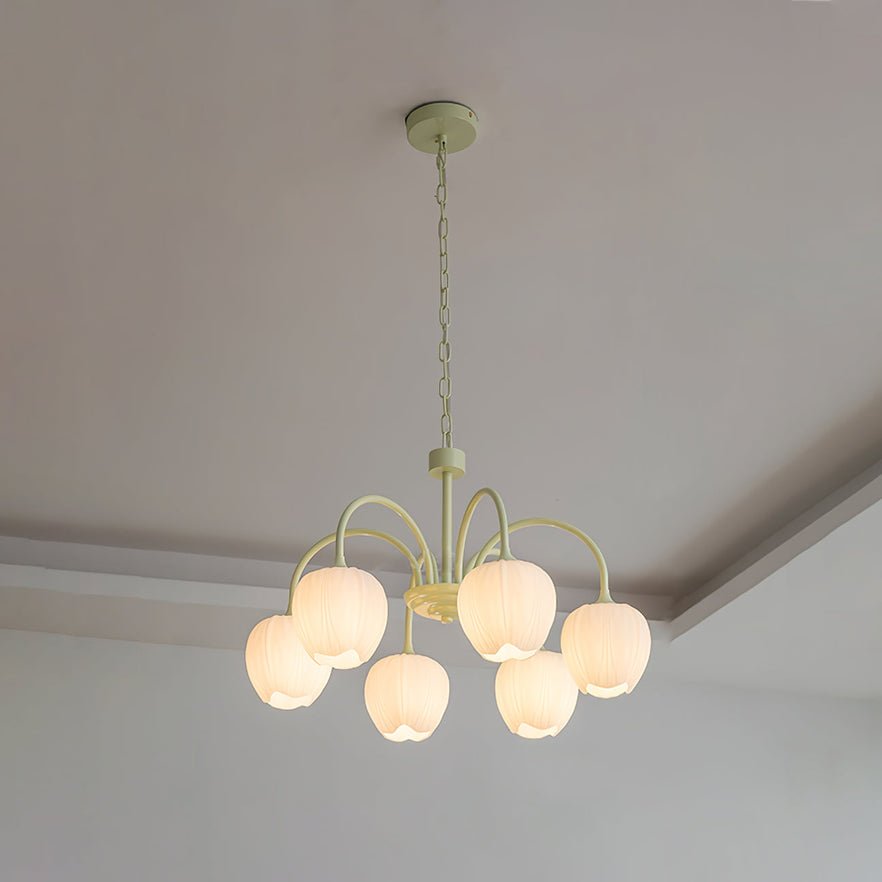 Tulip Matcha Chandelier - Lamp Outdoor
