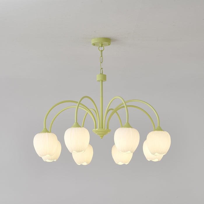 Tulip Matcha Chandelier - Lamp Outdoor