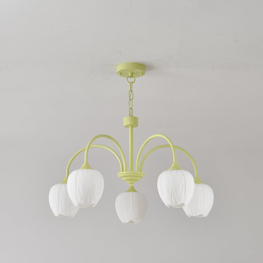 Tulip Matcha Chandelier - Lamp Outdoor