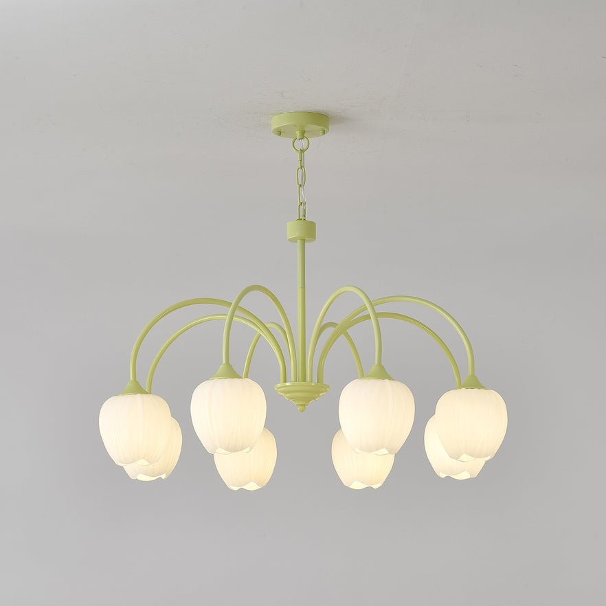 Tulip Matcha Chandelier - Lamp Outdoor