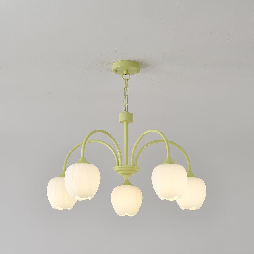 Tulip Matcha Chandelier - Lamp Outdoor