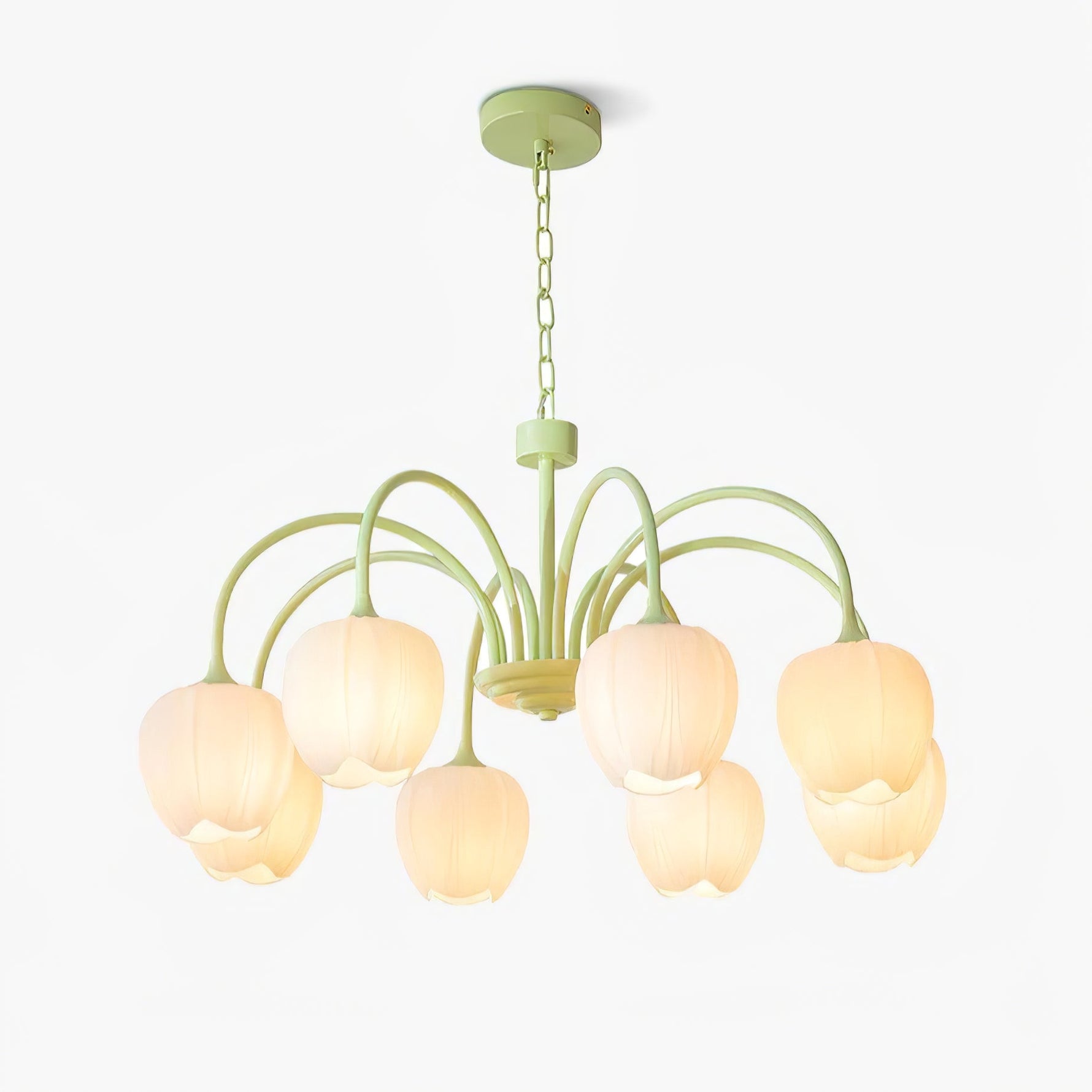 Tulip Matcha Chandelier - Lamp Outdoor