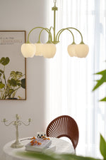 Tulip Matcha Chandelier - Lamp Outdoor