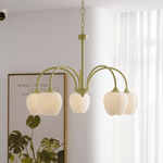 Tulip Matcha Chandelier - Lamp Outdoor