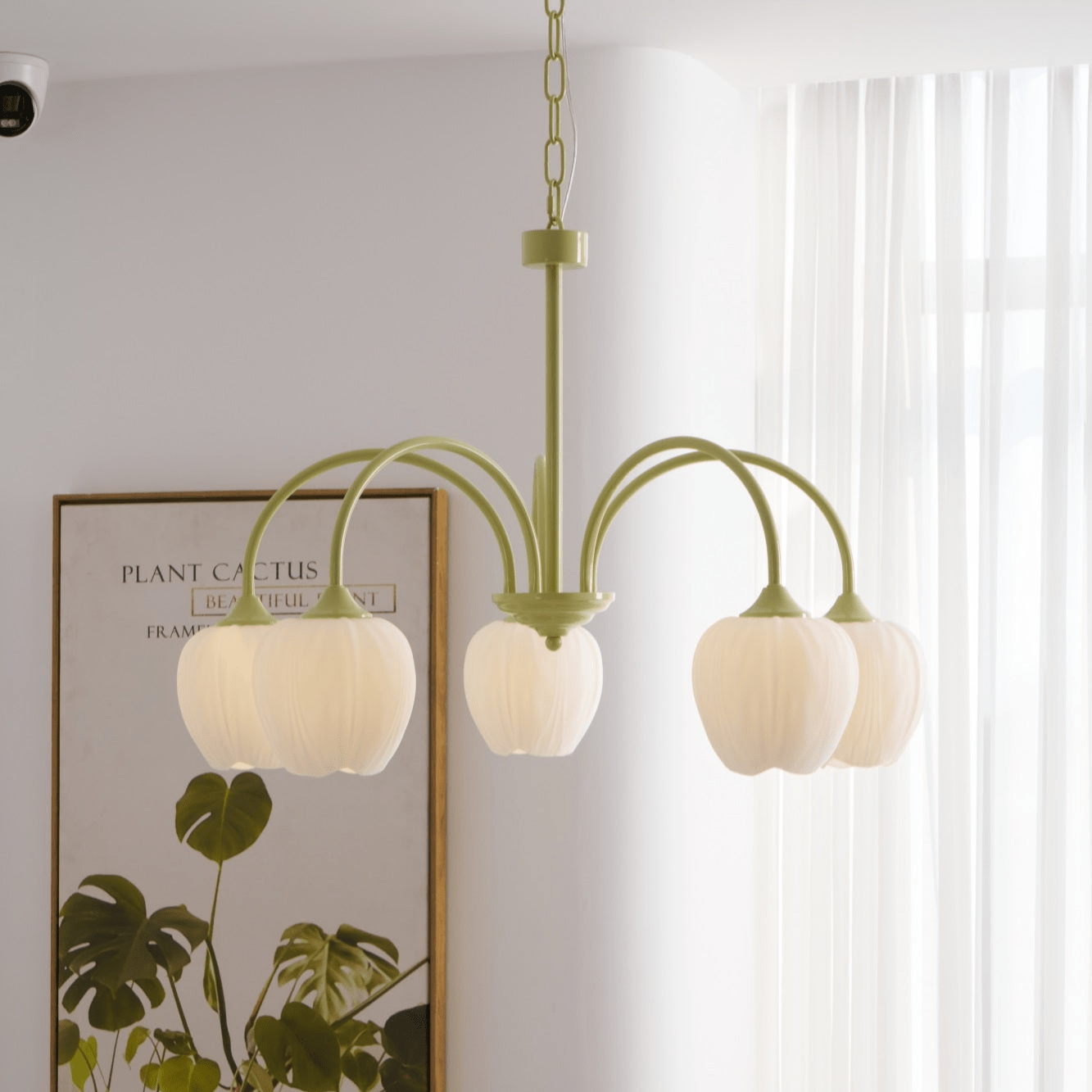 Tulip Matcha Chandelier - Lamp Outdoor