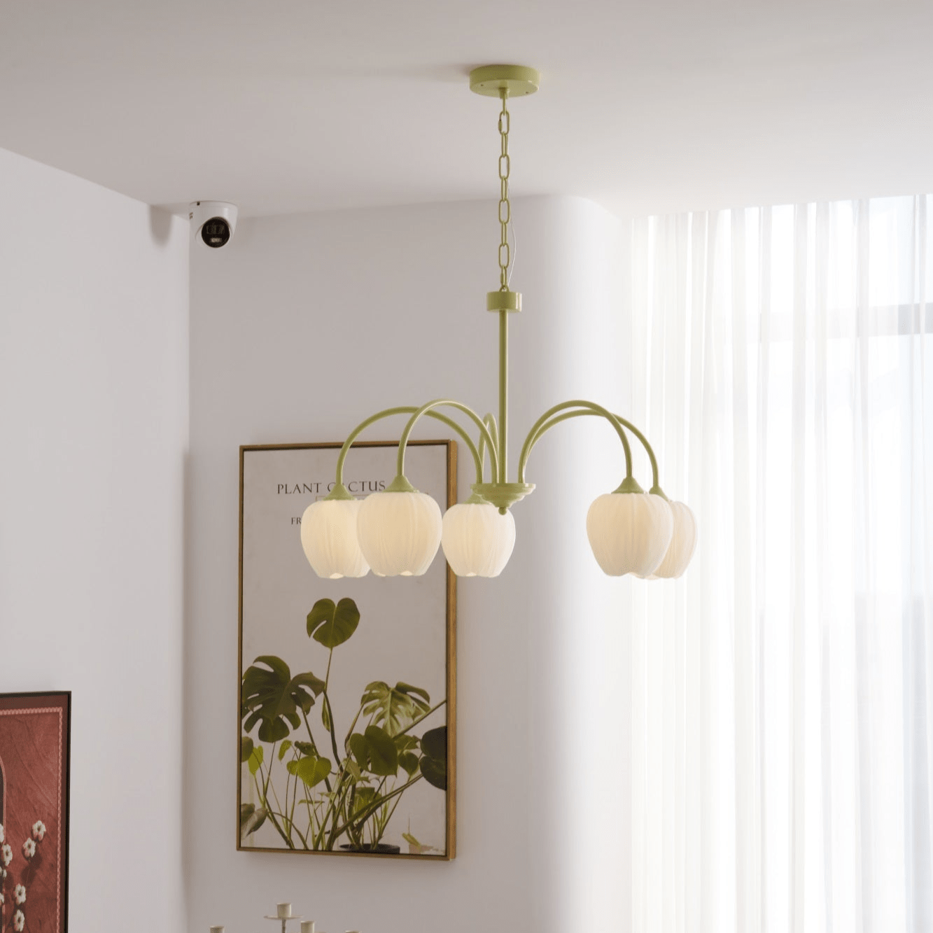 Tulip Matcha Chandelier - Lamp Outdoor