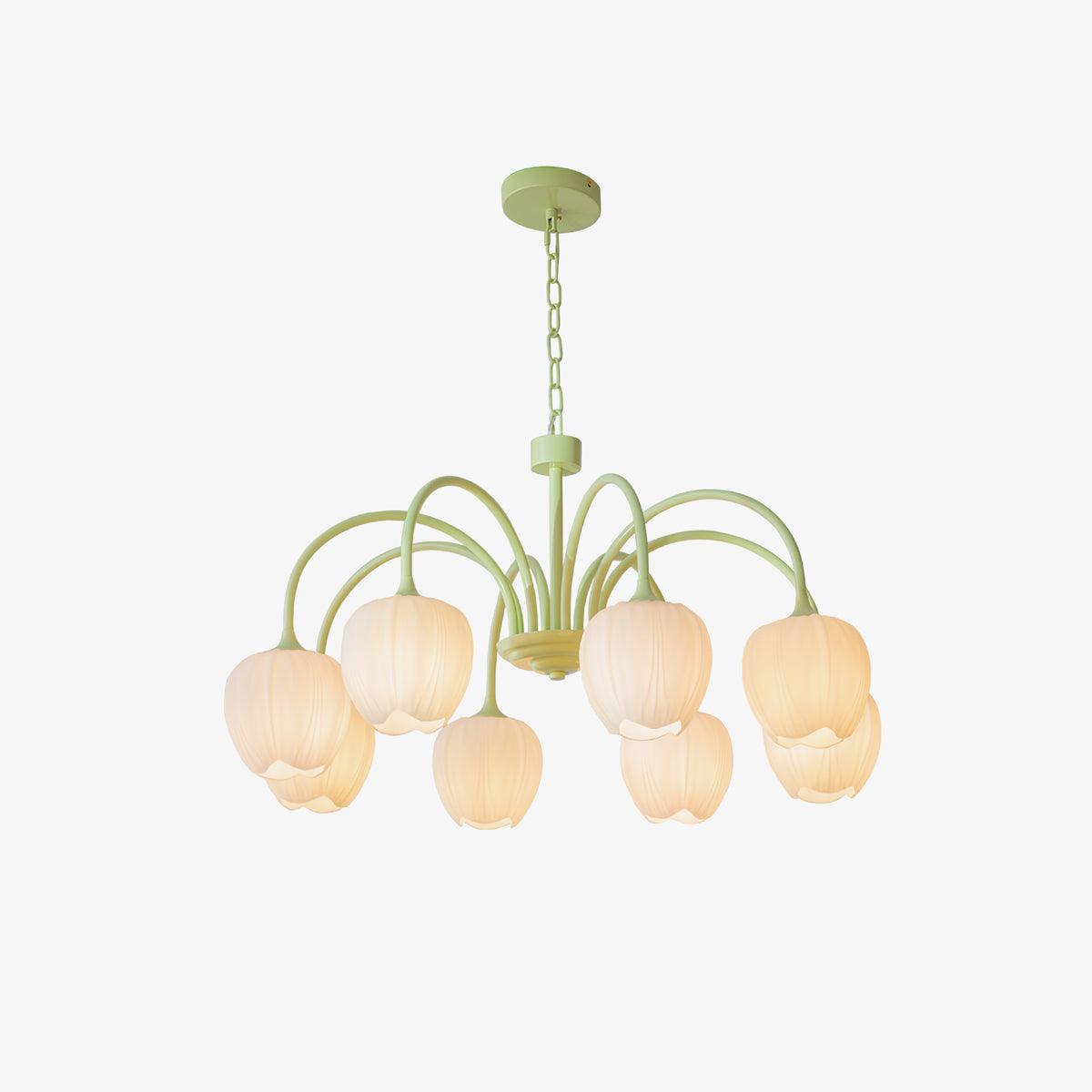 Tulip Matcha Chandelier - Lamp Outdoor