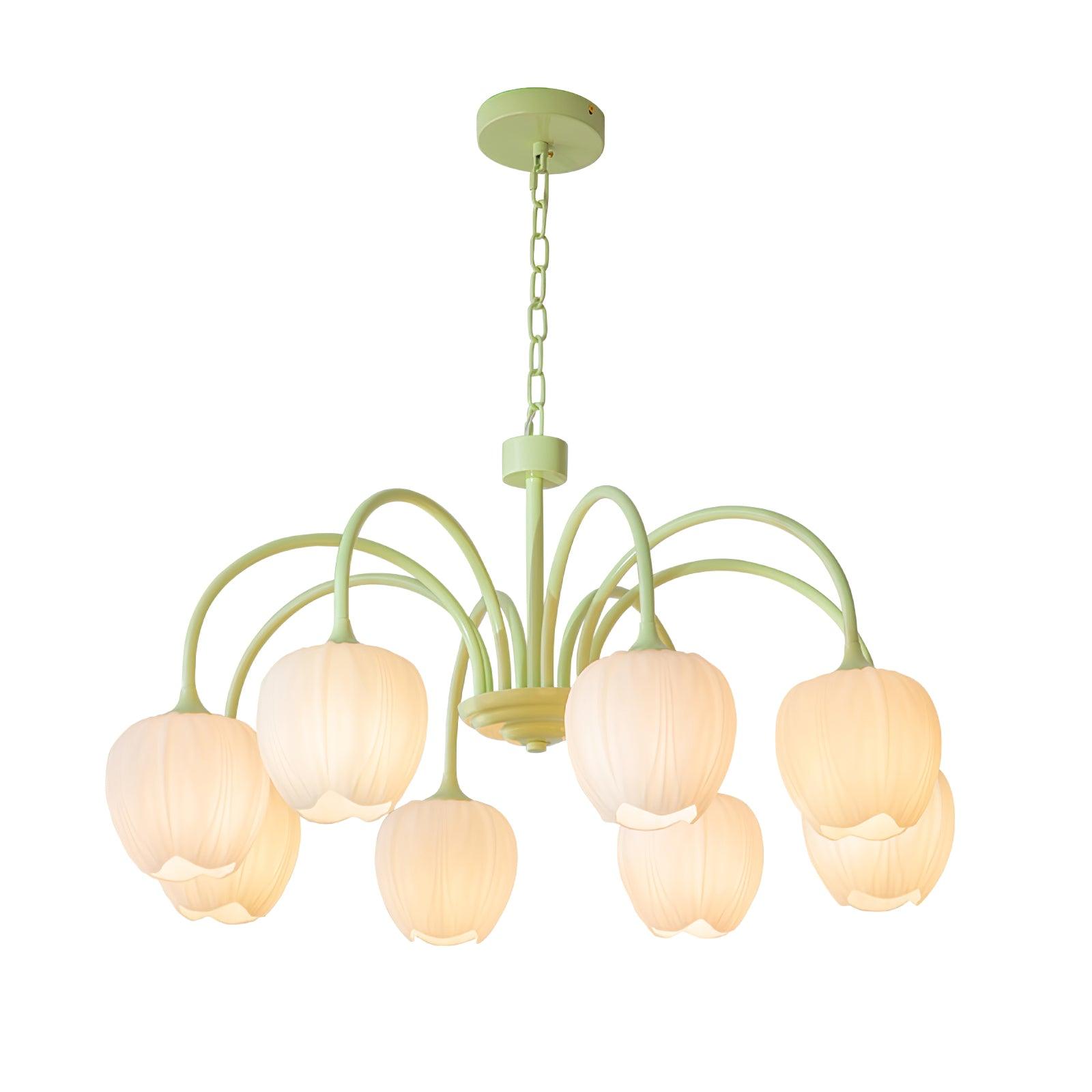 Tulip Matcha Chandelier - Lamp Outdoor