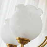 Tulips Glass Wood Chandelier - Lamp Outdoor