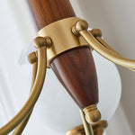 Tulips Glass Wood Chandelier - Lamp Outdoor
