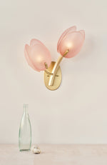 Orlantha Nordic Art Bloom Glass Wall Light - Letslighting