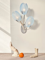 Orlantha Nordic Art Bloom Glass Wall Light - Letslighting