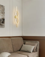 Twist Brass Wall Light - Lamp Outdoor