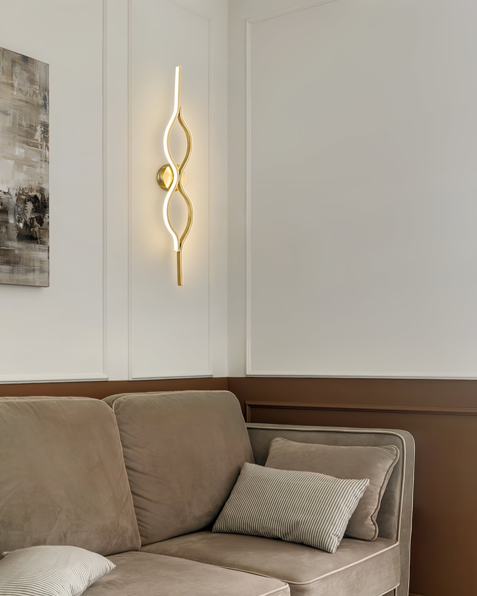 Twist Brass Wall Light - Lamp Outdoor