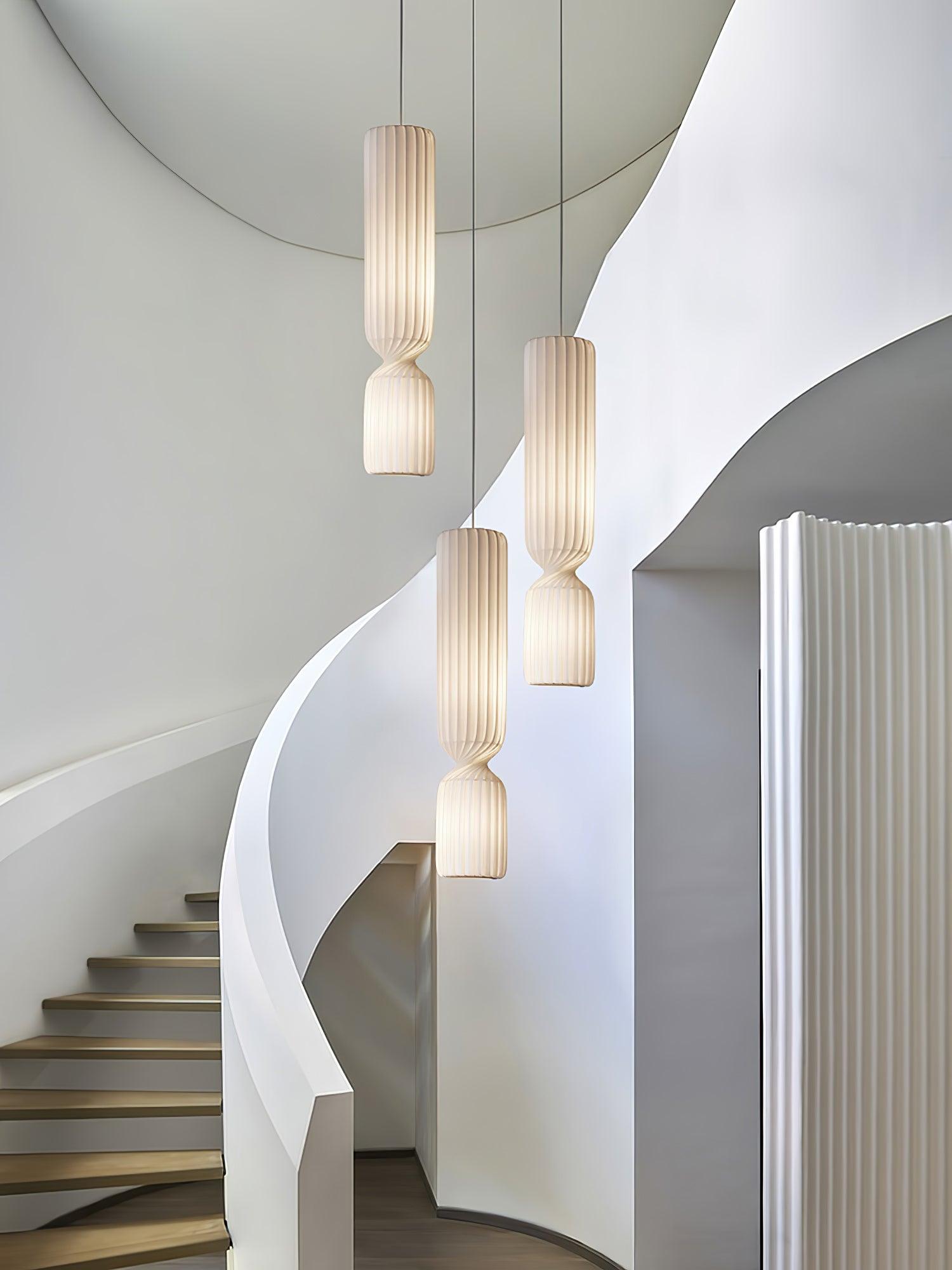 Twist Minimalist PVC Pendant Lamp - Lamp Outdoor