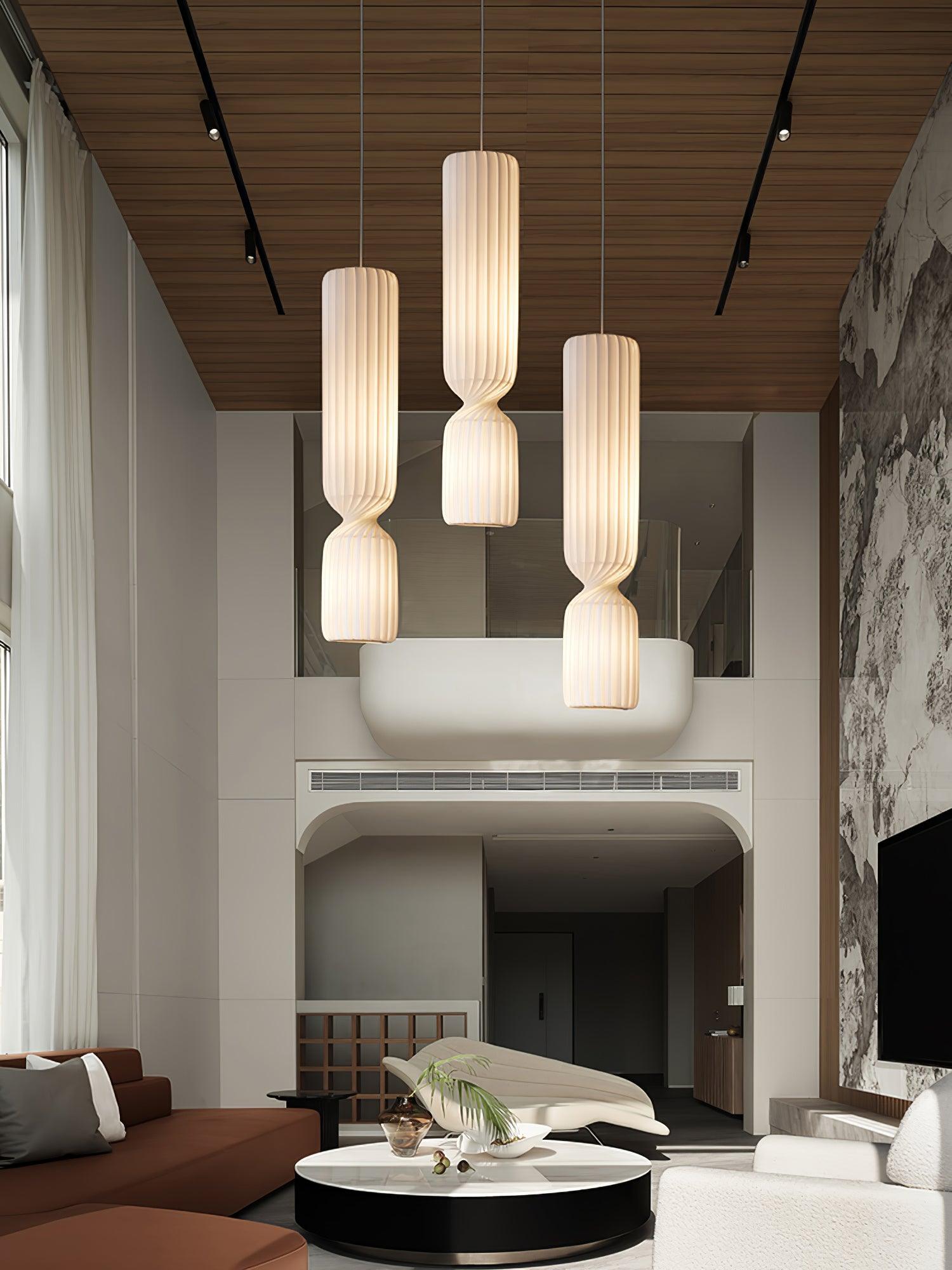 Twist Minimalist PVC Pendant Lamp - Lamp Outdoor