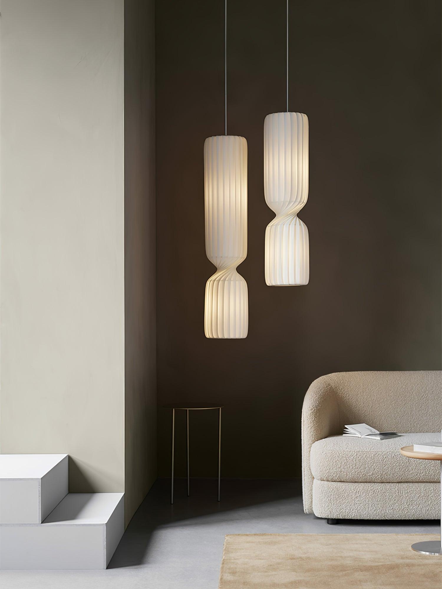 Twist Minimalist PVC Pendant Lamp - Lamp Outdoor