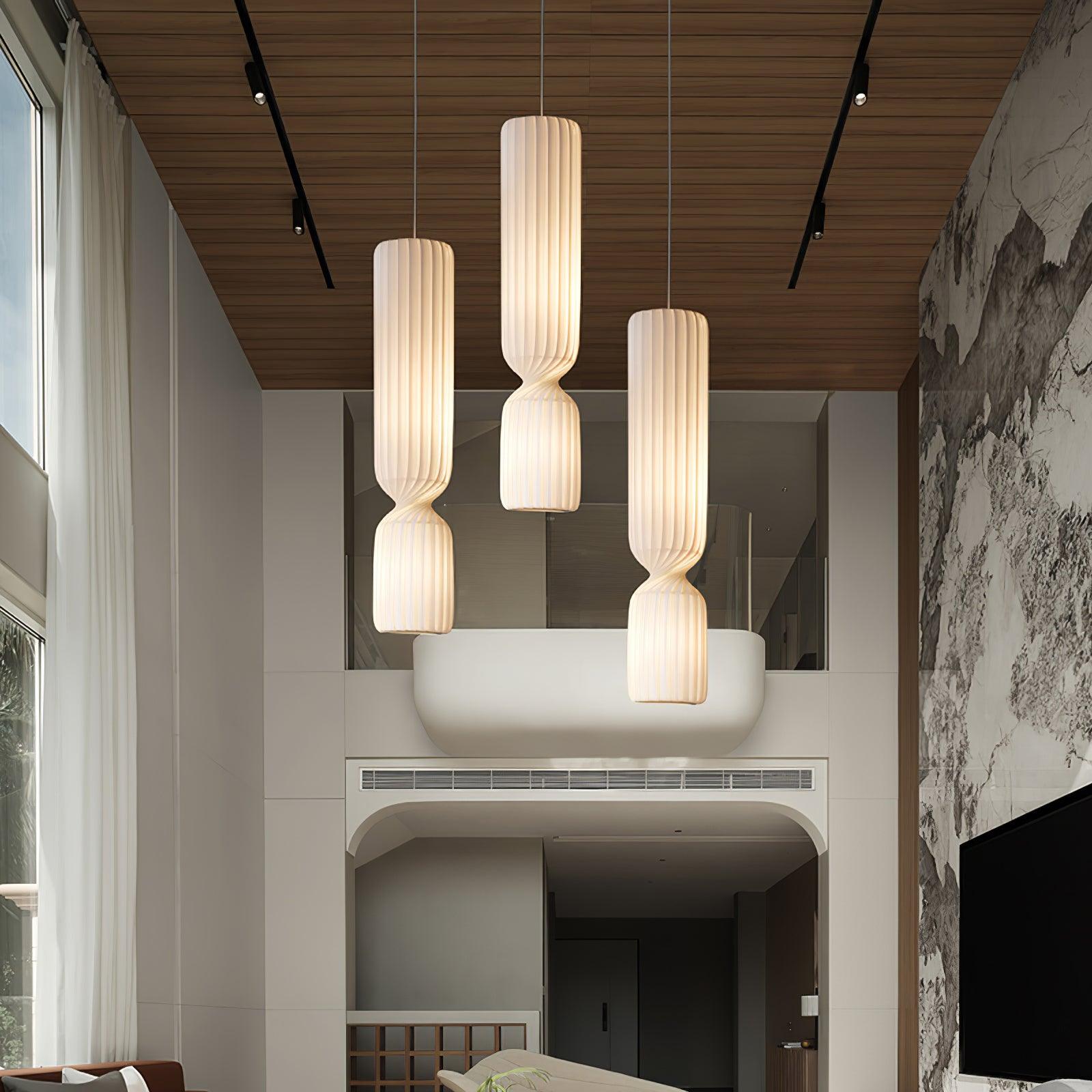 Twist Minimalist PVC Pendant Lamp - Lamp Outdoor