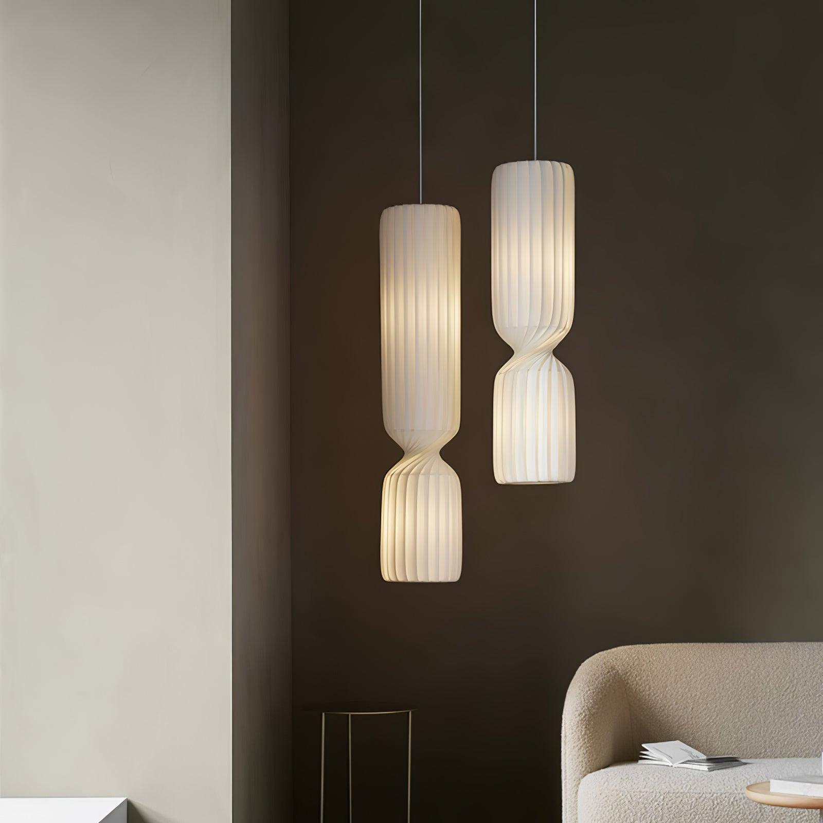 Twist Minimalist PVC Pendant Lamp - Lamp Outdoor