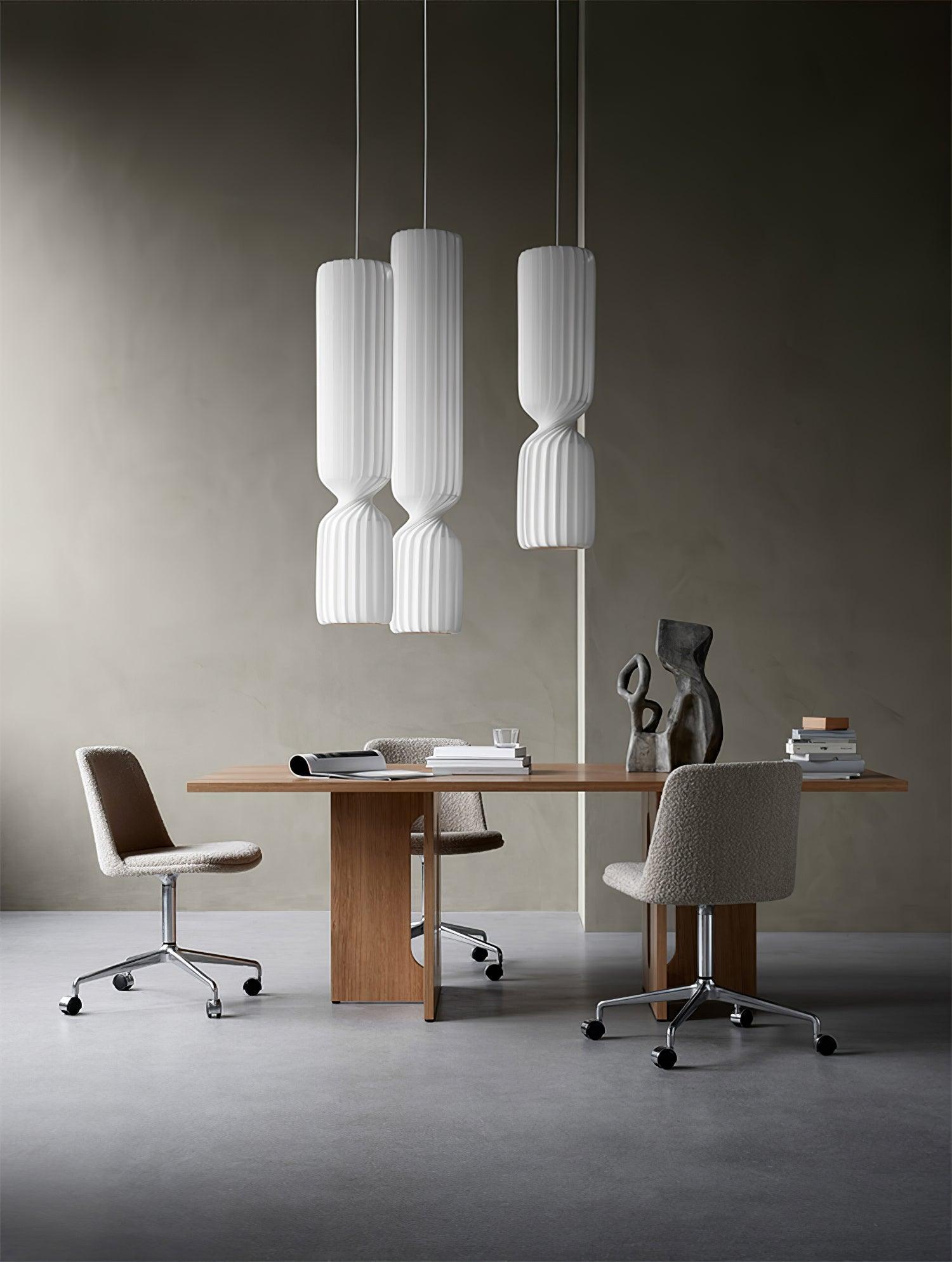 Twist Minimalist PVC Pendant Lamp - Lamp Outdoor