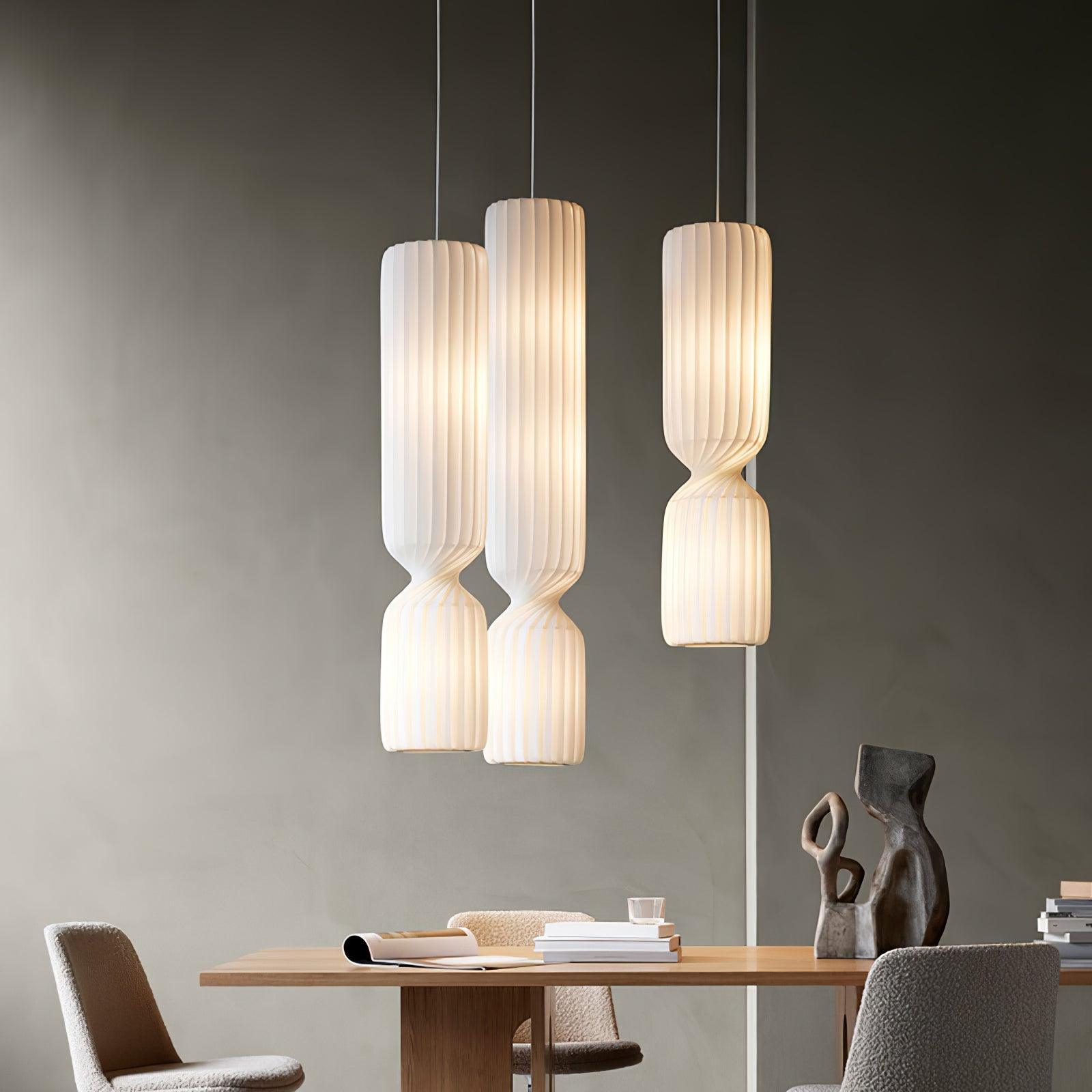 Twist Minimalist PVC Pendant Lamp - Lamp Outdoor