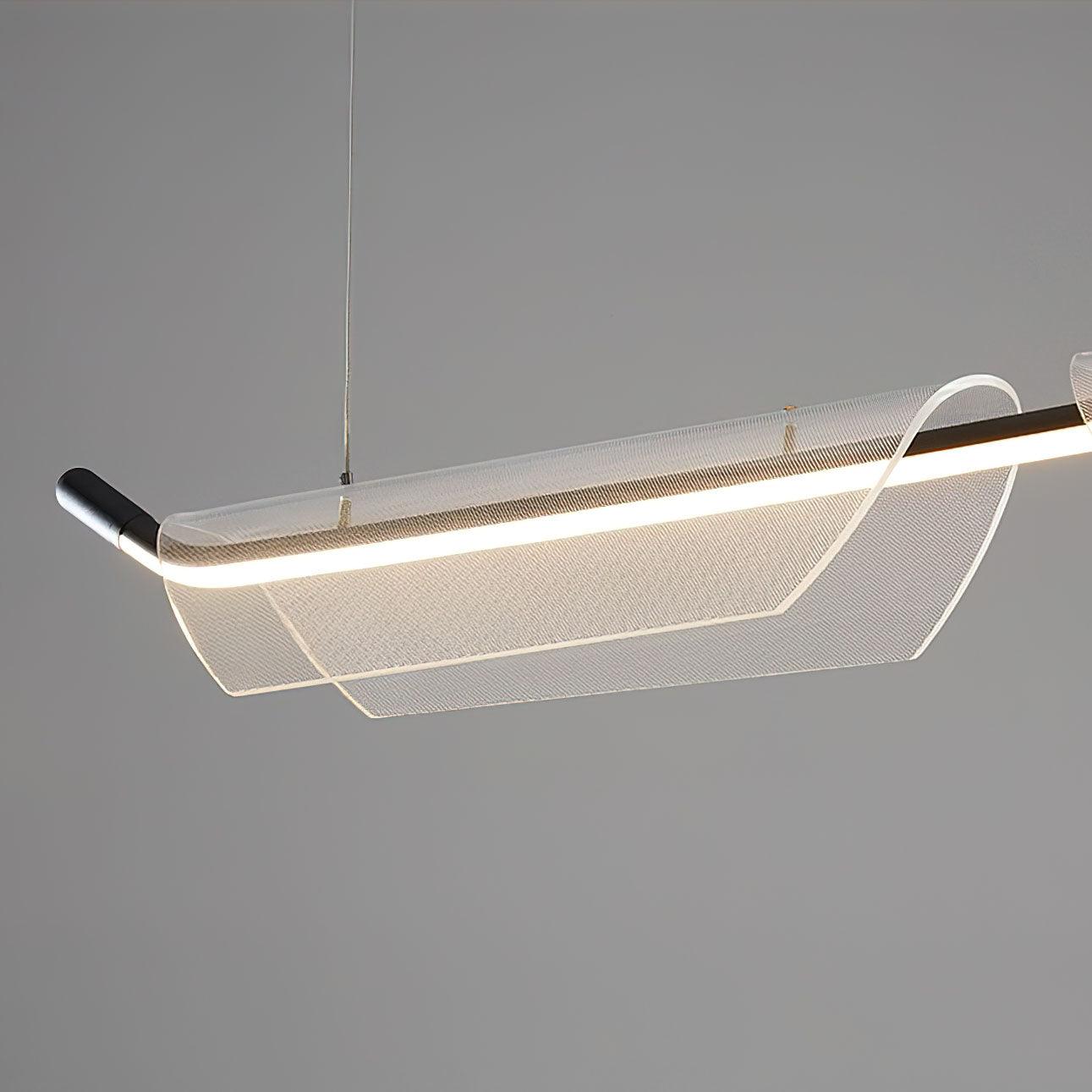 Two Boats Acrylic Pendant Light - Lamp Outdoor
