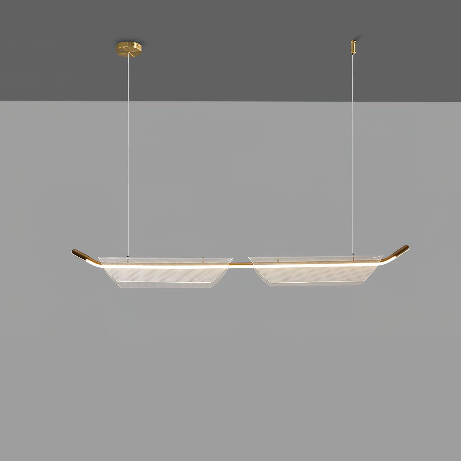 Two Boats Acrylic Pendant Light - Lamp Outdoor