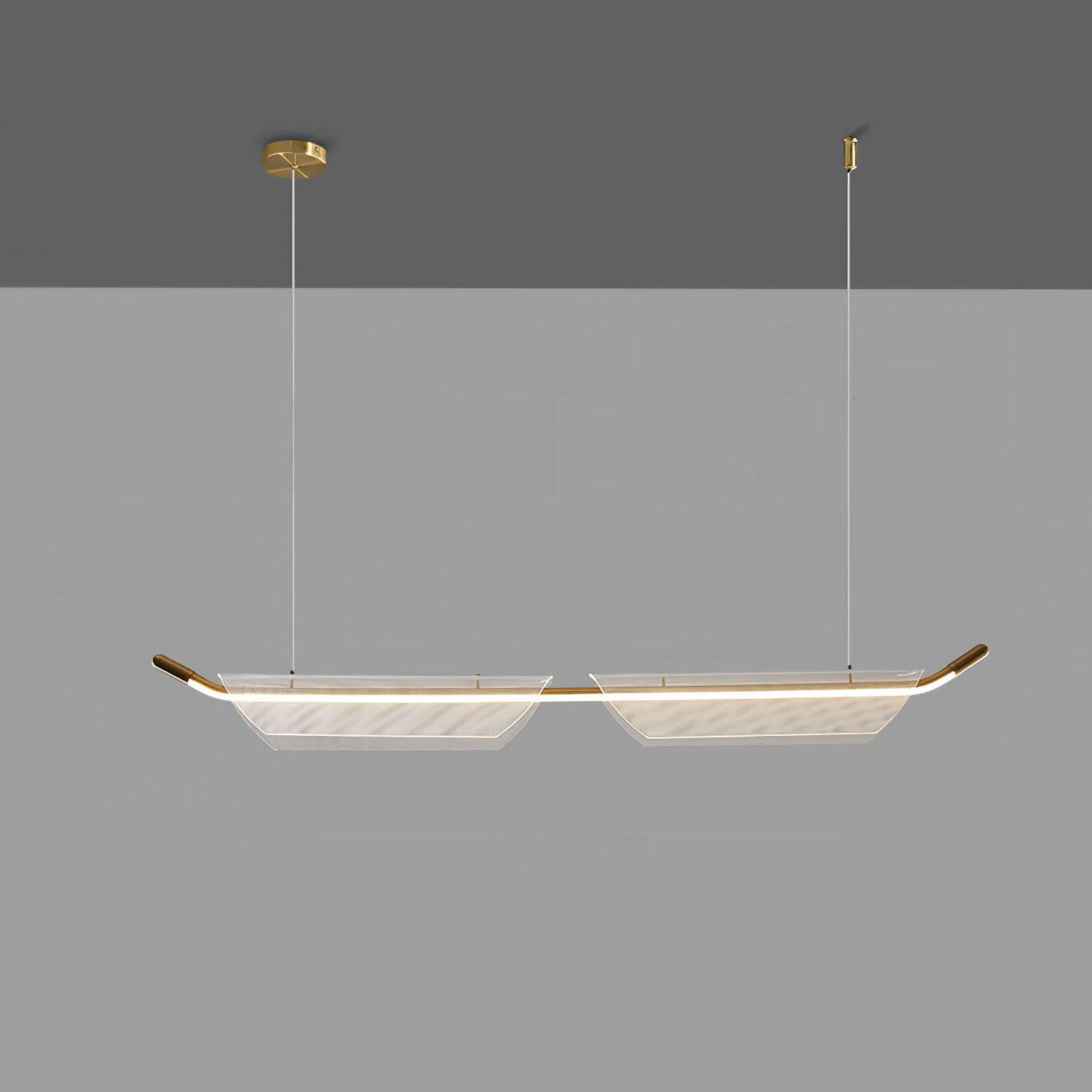 Two Boats Acrylic Pendant Light - Lamp Outdoor