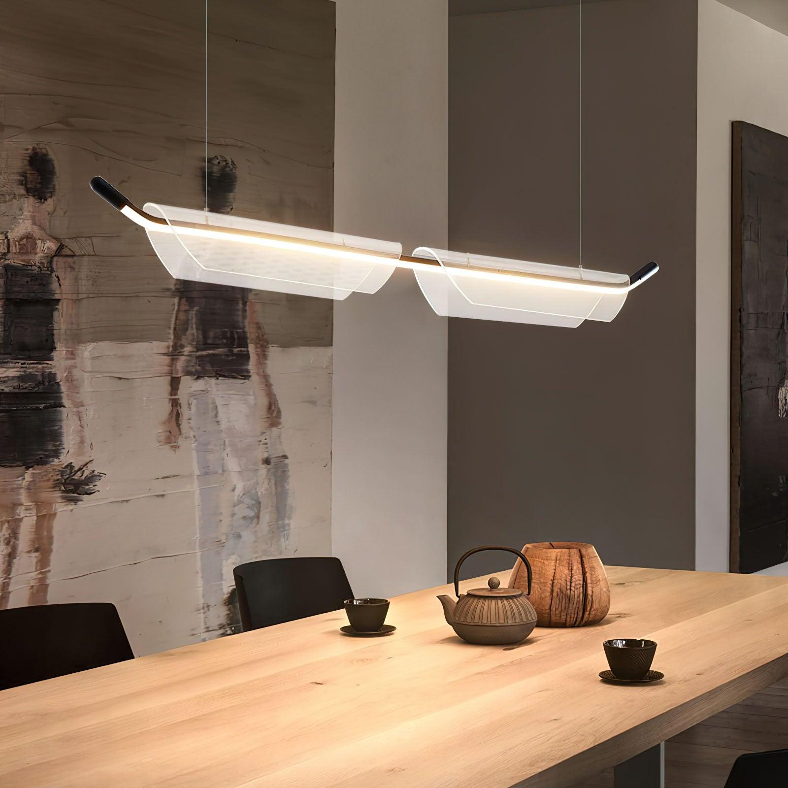 Two Boats Acrylic Pendant Light - Lamp Outdoor