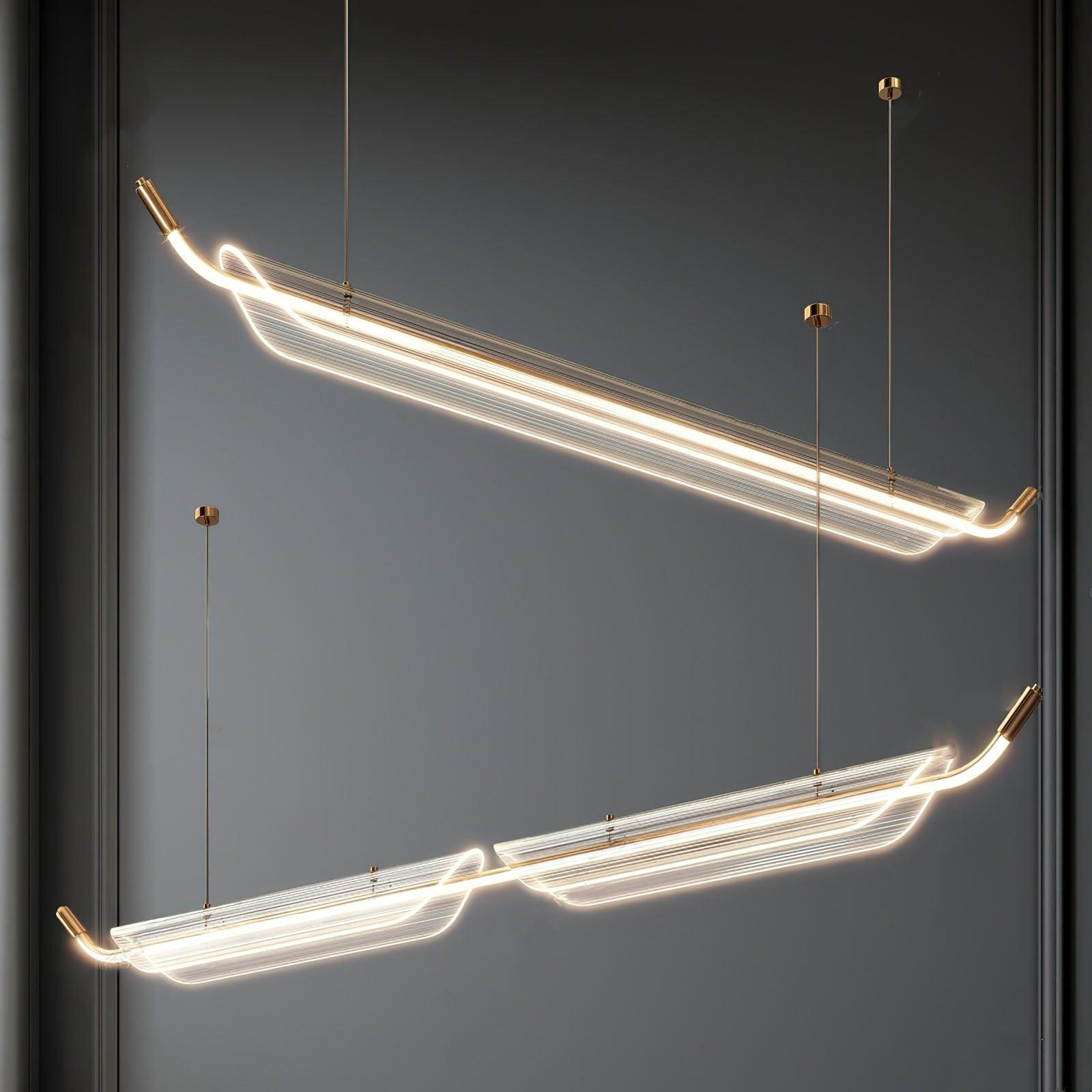 Two Boats Acrylic Pendant Light - Lamp Outdoor